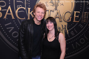Jon Bon Jovi et Isabelle S. À Toronto, Ontario, Canada (1er novembre 2013)